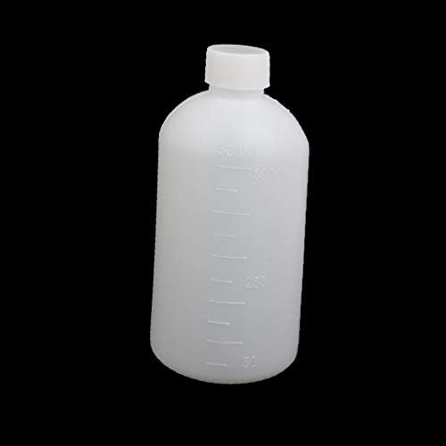X-dree 5 pcs 17oz hdpe פלסטיק לבן צר פה נוזלי מגיב כימי מדגם דגימה מיכל אחסון בקבוק (5 Unids 17 oz hdpe