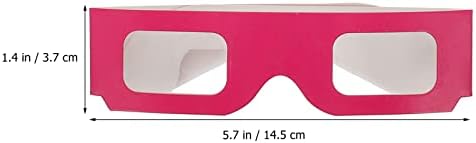 משקפי שמש לילדים סולסטר 20 יחידות משקפיים קרטון שטוחים 3 ד 'משקפי שמש מקרטון אוניברסלי מסגרת משקפי