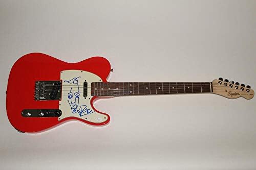 דייב מת'יוס חתום על חתימה חתימה פנדר טלקסטר גיטרה עם סקיצת אמנות אורגינלית JSA