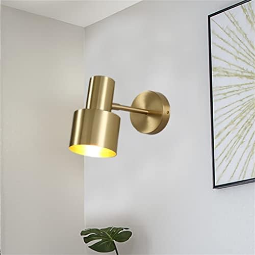 נורדי מנורת קיר זהב אמריקאי סגנון ברזל אמנות חדר שינה מנורה שליד המיטה סלון הוביל מנורת קיר אור