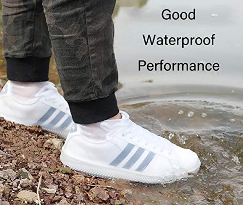 טאקושי HF שימוש חוזר במים אטום למים ומכסי נעליים, גומי סיליקון ללא החלקה גשם שלג מופרזים מתקפלים